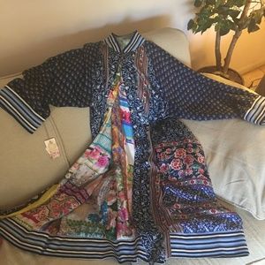 Johnny Was Long Fiori Coat (reversible)